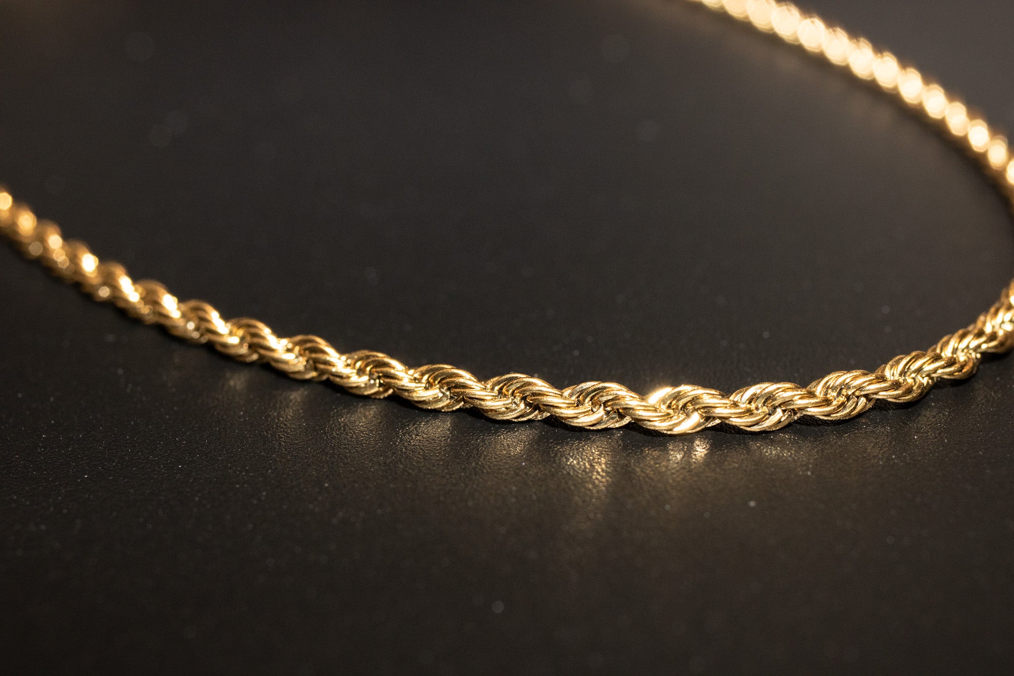 Essential Rope Bracelet 4mm (Gold)