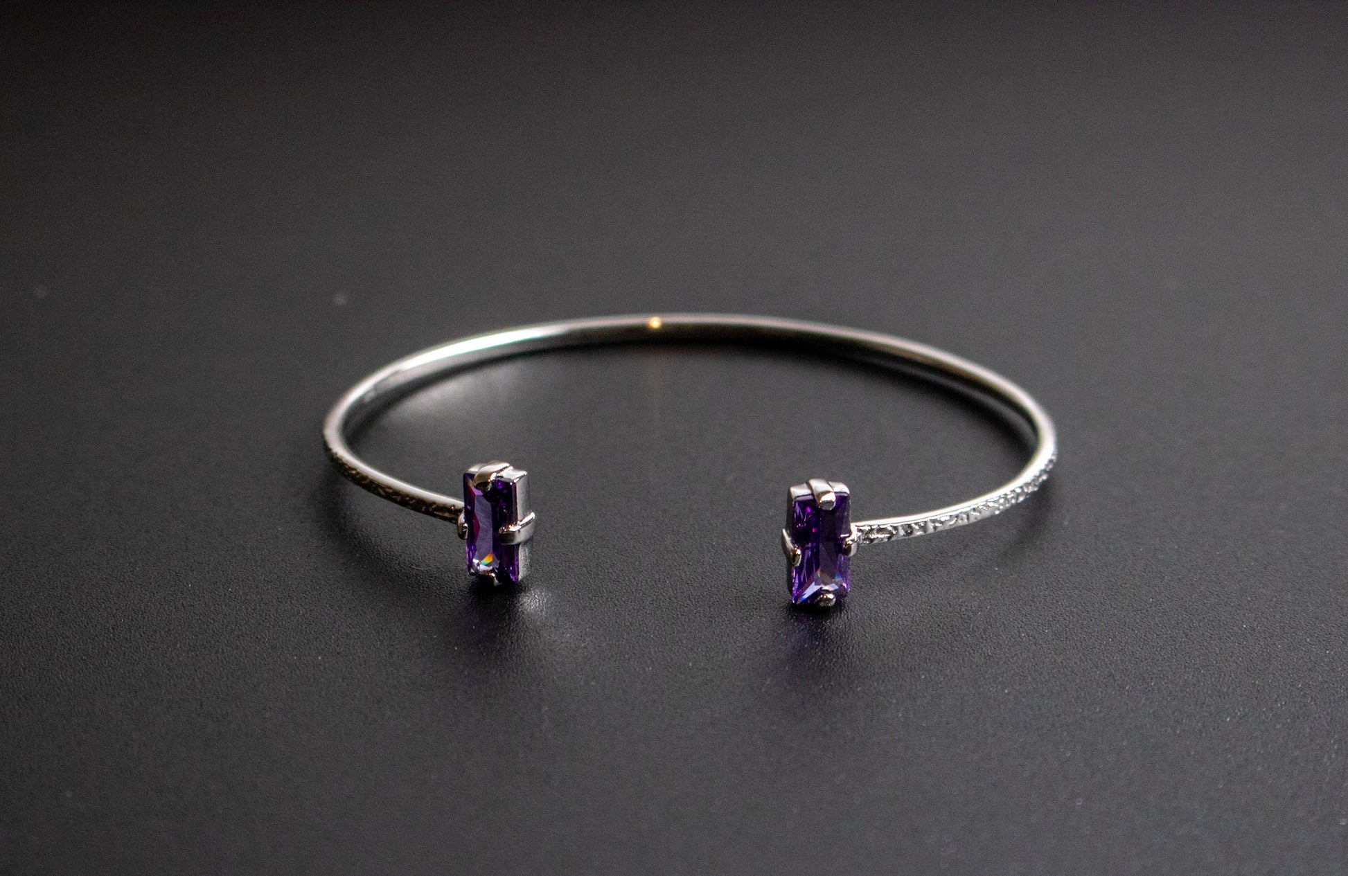 Regal Amethyst Bangle