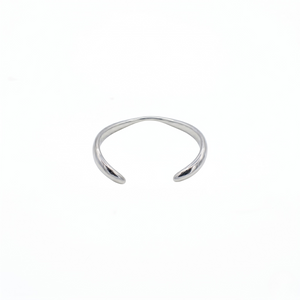 Silver Cuff bracelet on a white background- J.Collins jewelry
