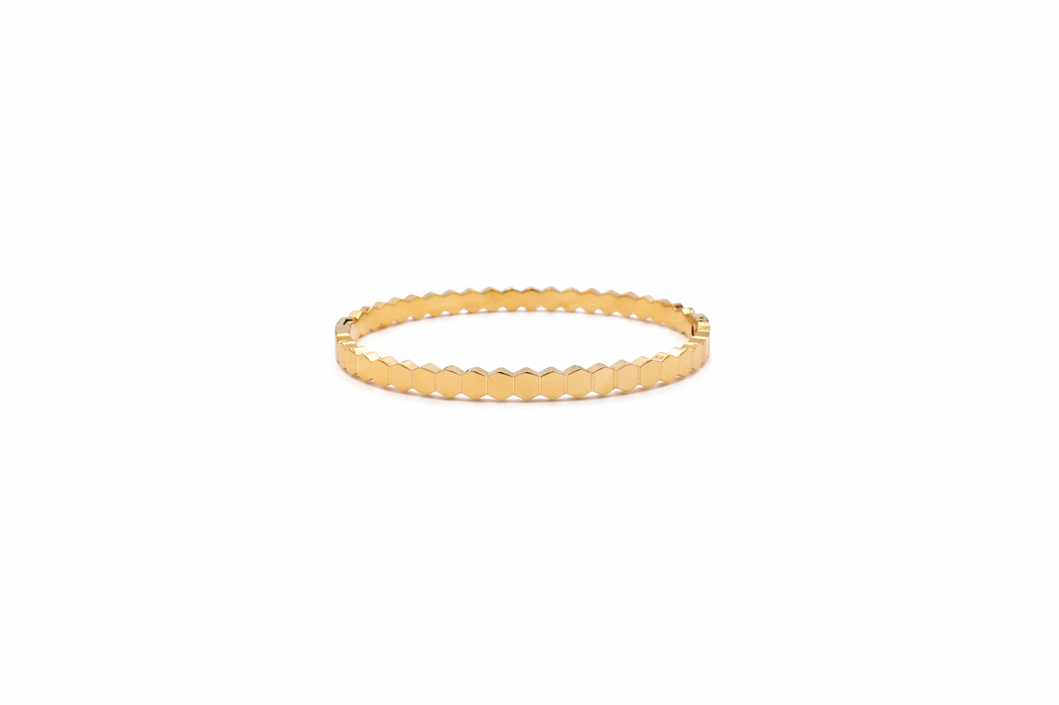 Gold bracelet on a white background-J.Collins Jewelry