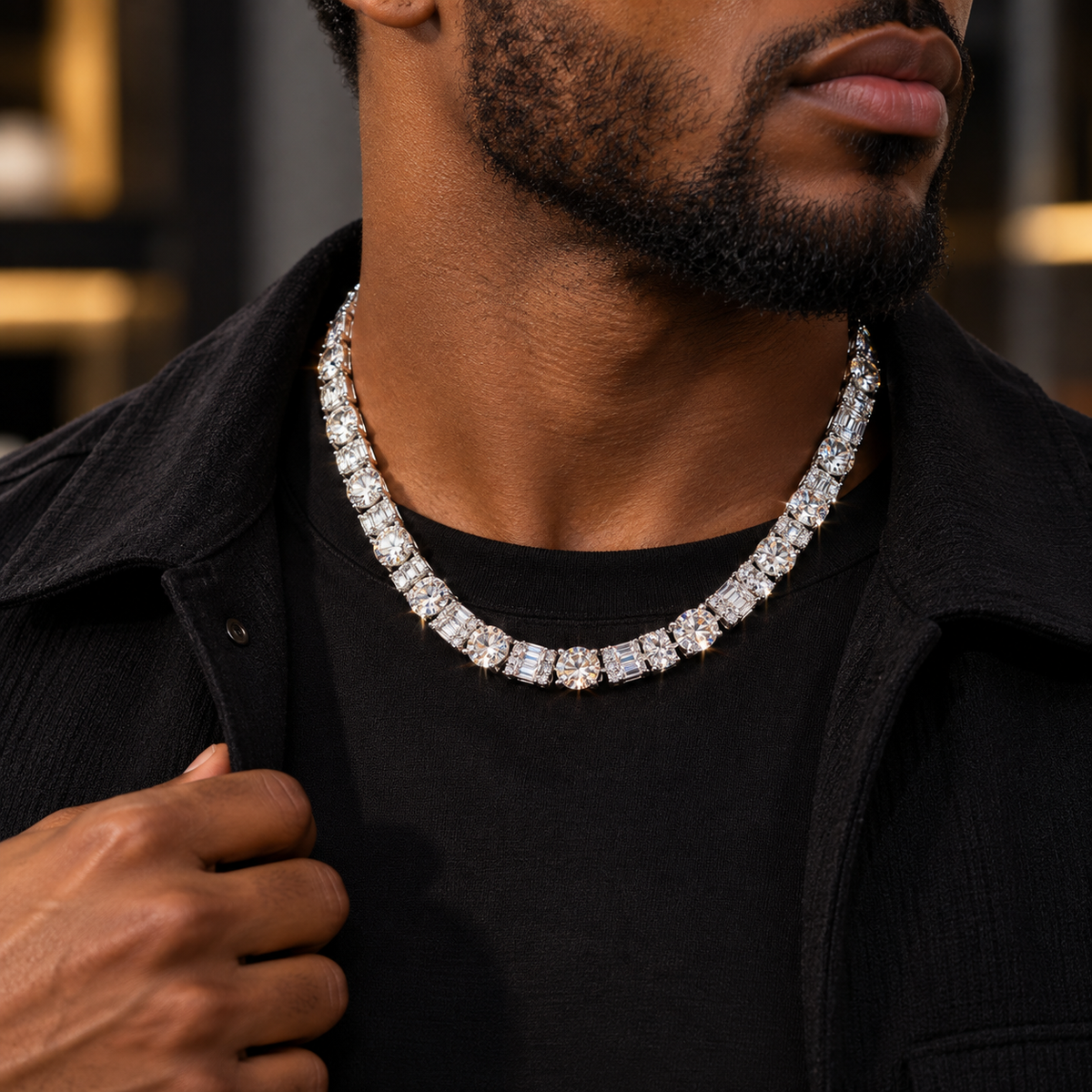 5mm Moissanite Legacy Radiance Tennis Necklace
