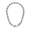 Essential Rope Bracelet 3mm (Silver)