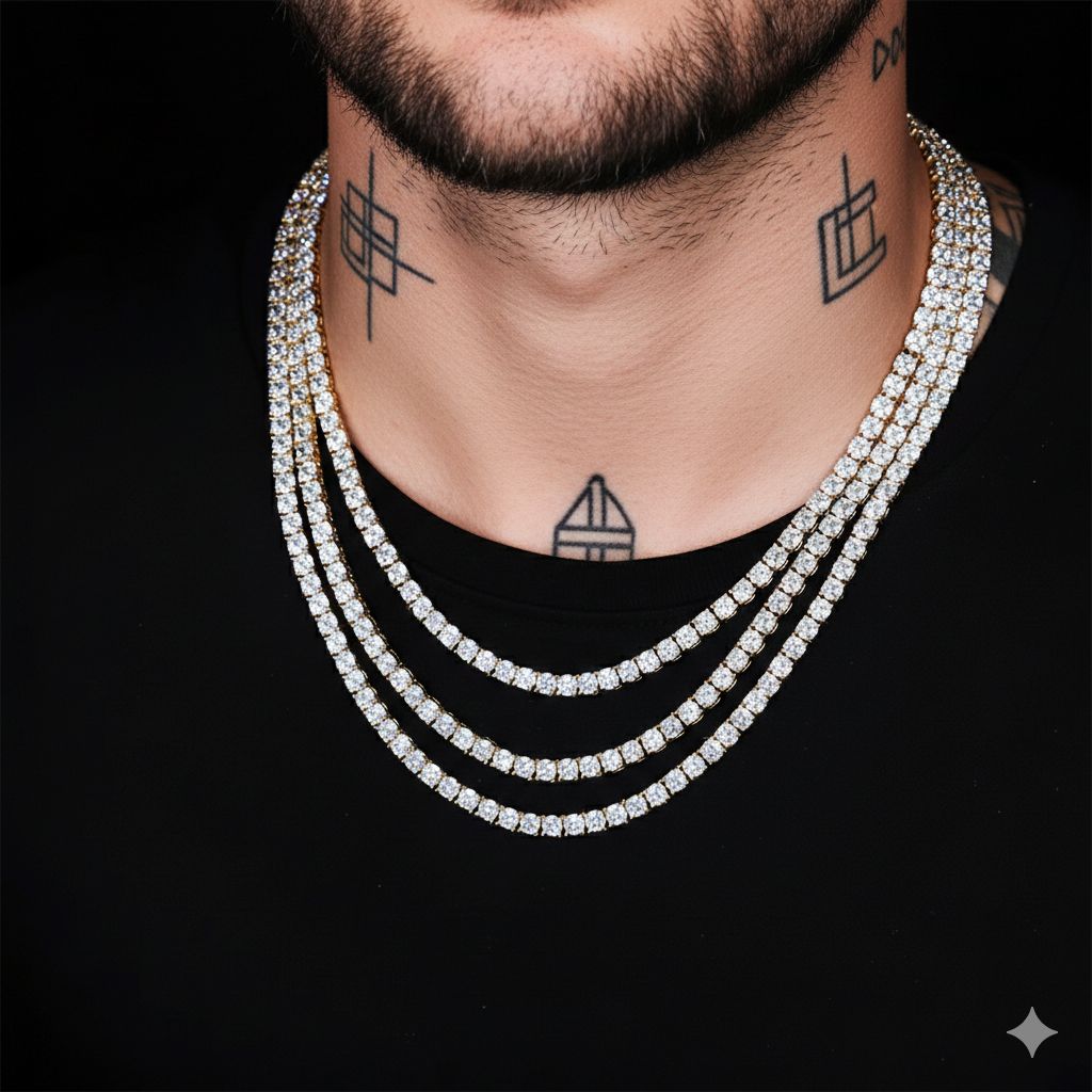 Tennis Chain 5mm (Gold)