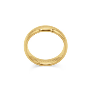 The Dynasty 6mm (Gold) ring on a white background-J.Collins Jewelry