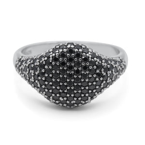 The Forge ring with 'J. Collins' engraving on a white background-J.Collins Jewelry