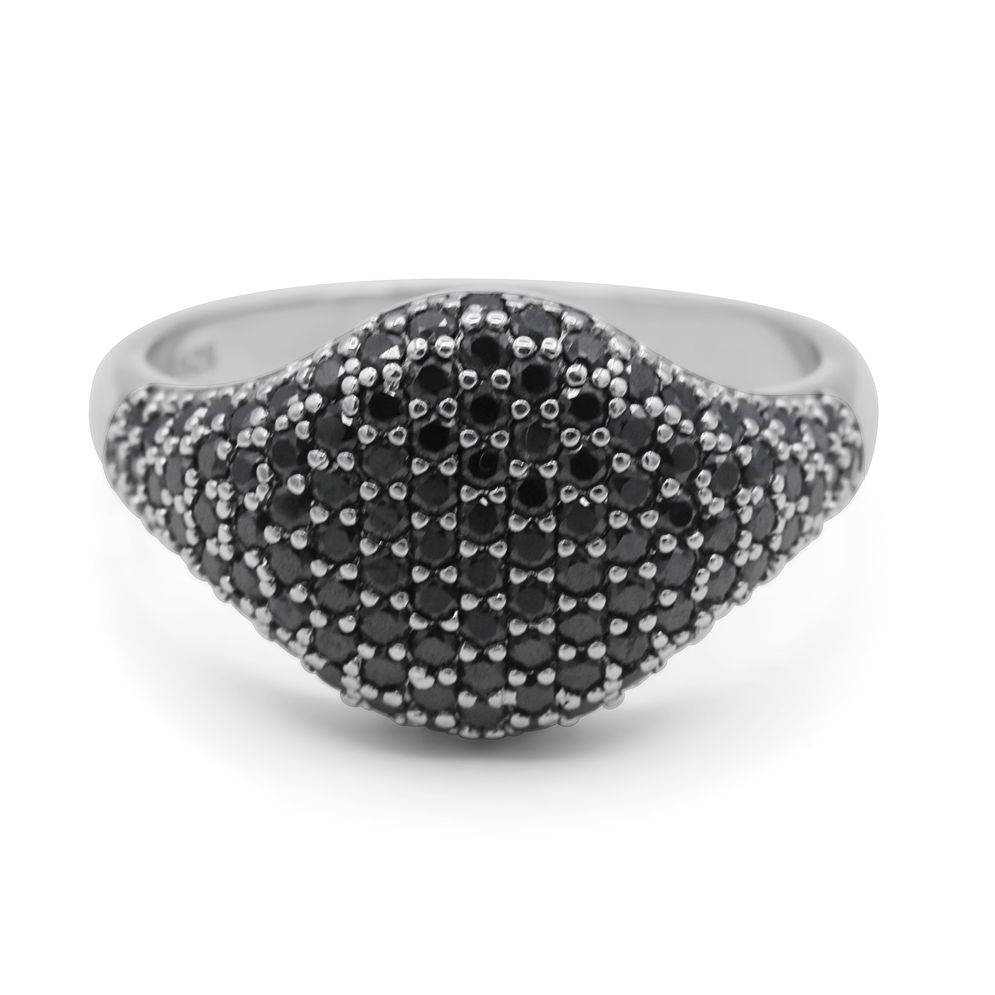 The Forge ring with 'J. Collins' engraving on a white background-J.Collins Jewelry