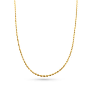 Gold rope chain — Vermeil Rope Chain by J.Collins