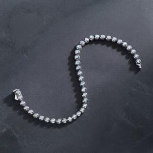 2.5mm Moissanite Bubble Tennis Bracelet