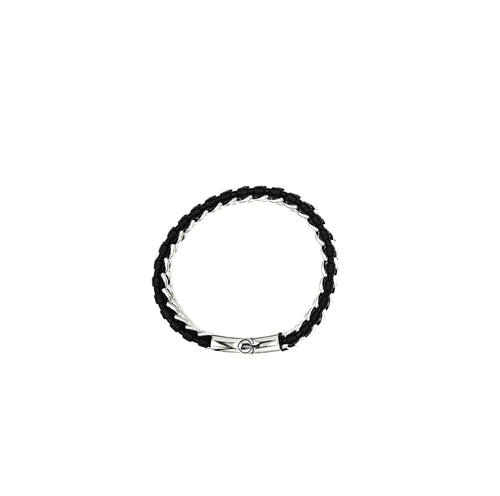Chainlink Leather Bracelet