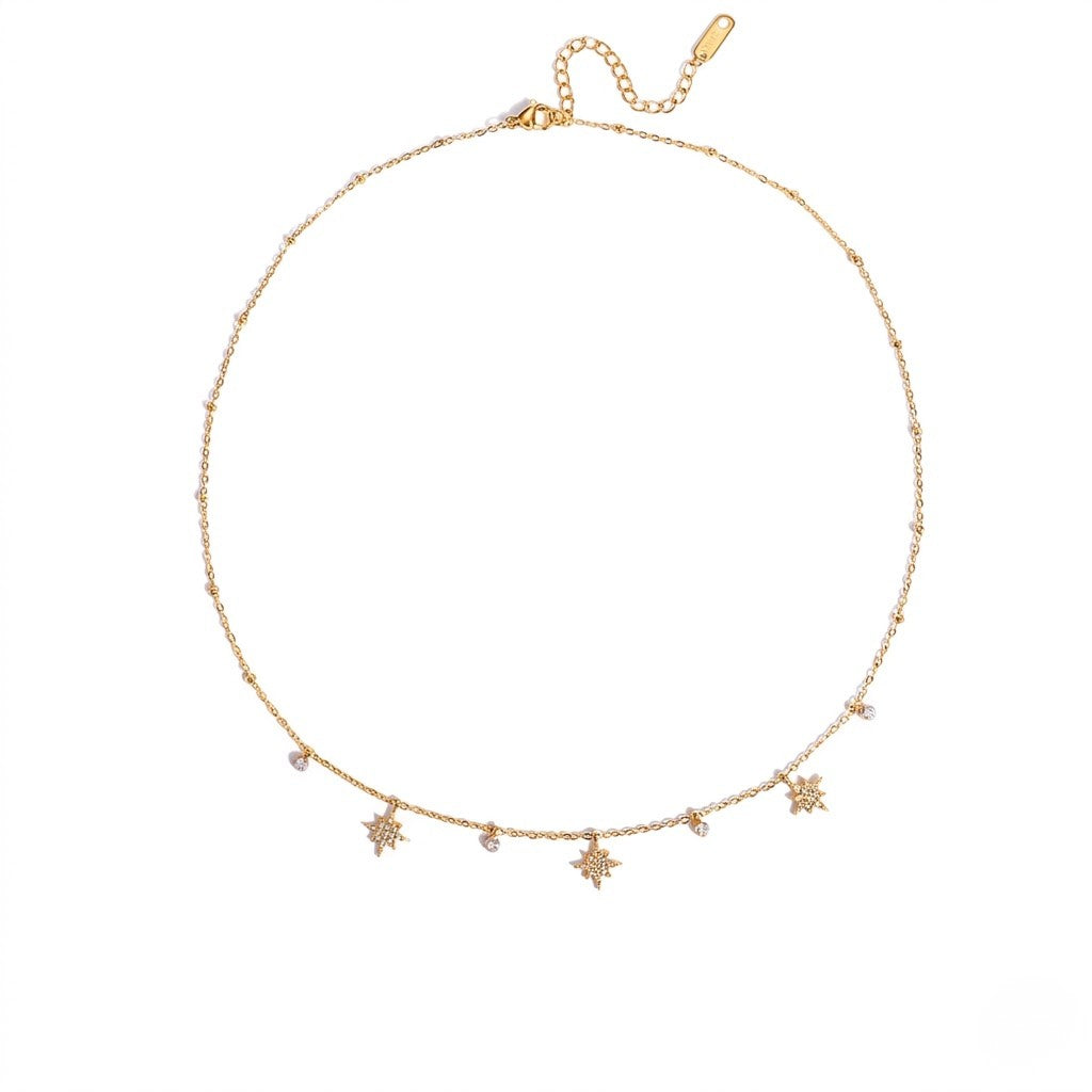 Multi-Charm Starburst Necklace