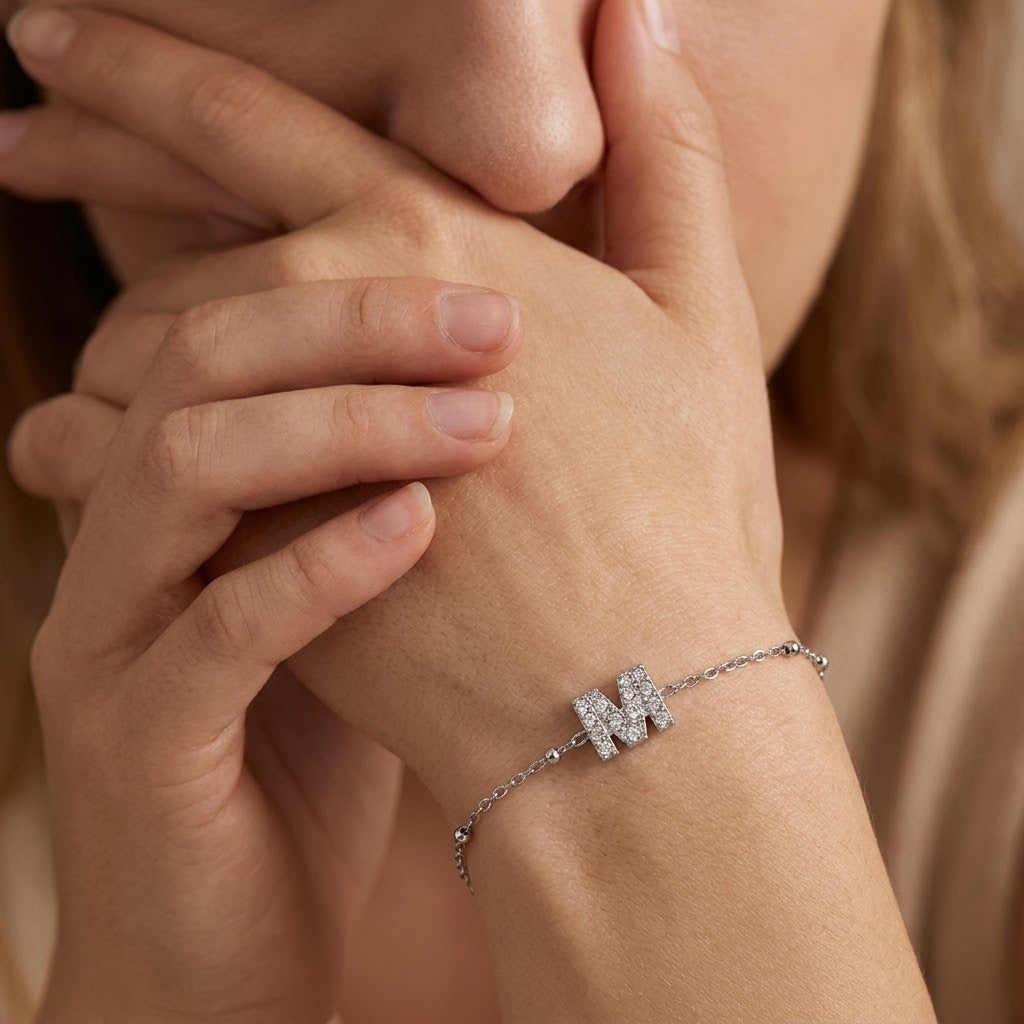 Satellite Chain Letter Bracelet