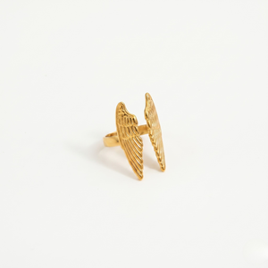 Gold ring — 18K Wing Loop Ring by J.Collins
