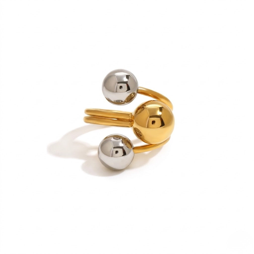 Multi Sphere Wrap Ring