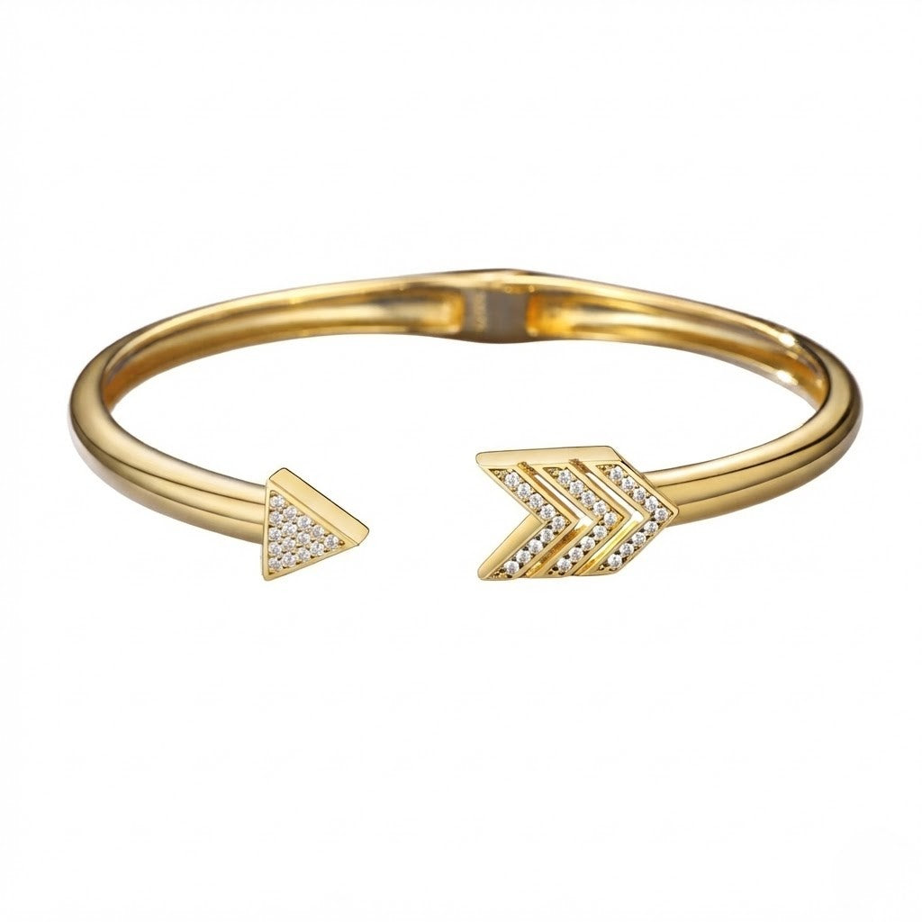 Dual Arrow S925 Moissanite CZ Diamond Bracelet