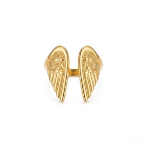 Sculpted Feather Wrap Ring