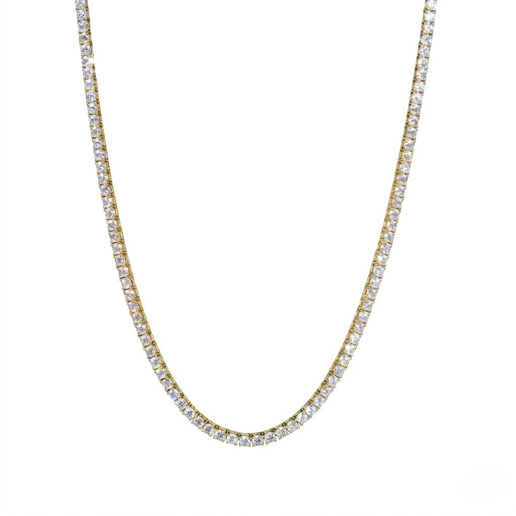 Classic Moissanite VVS Diamond Tennis Chain