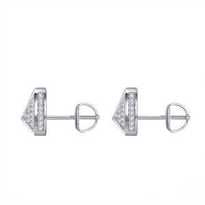 Triangle S925 Crystal Stud Earrings