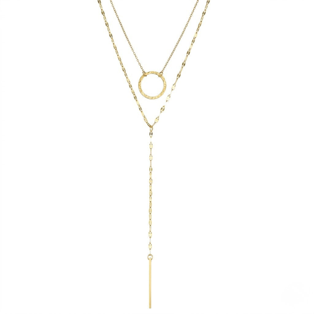 Cascading Ring Bar Choker