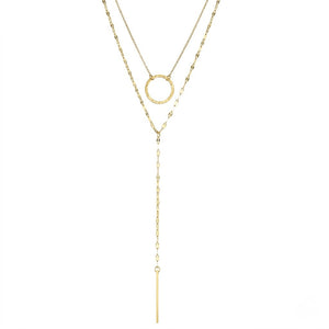 Cascading Ring Bar Choker
