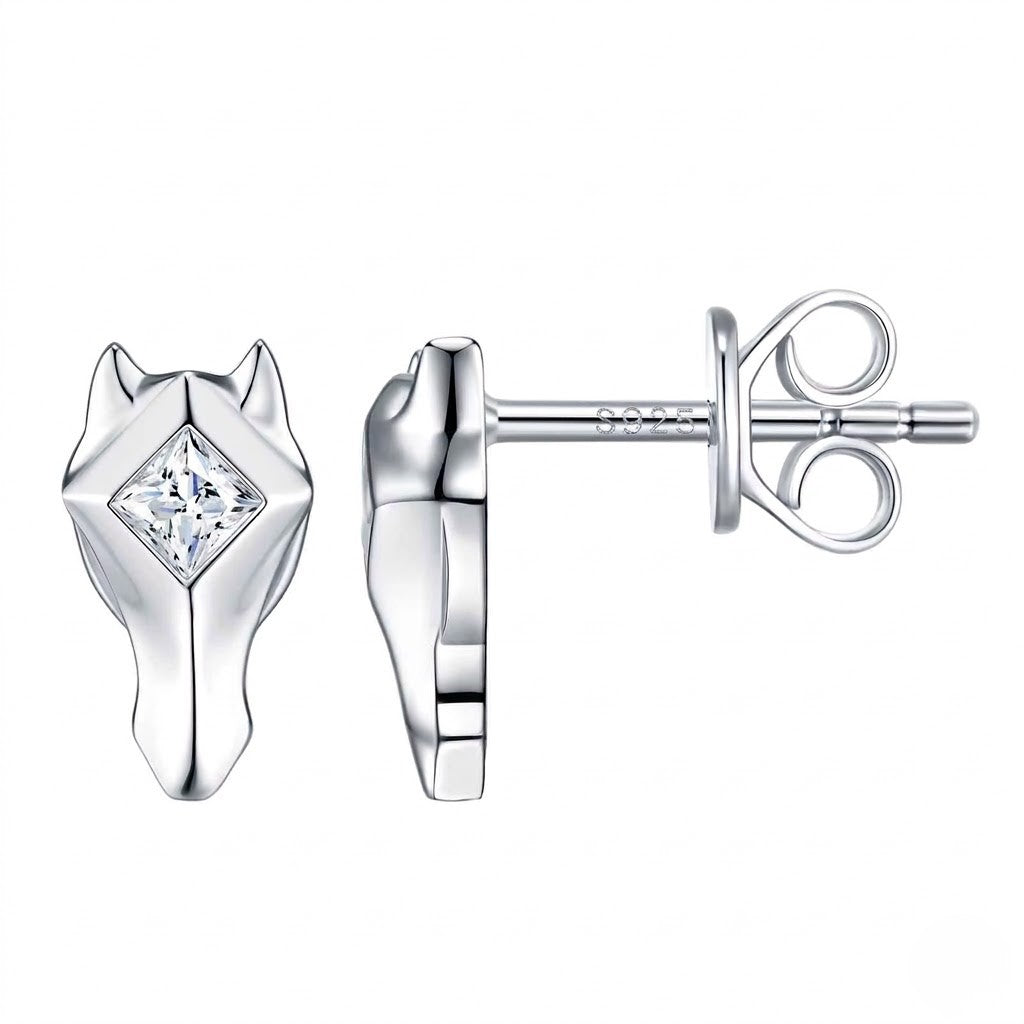 5mm 0.5ct Moissanite Star Earrings