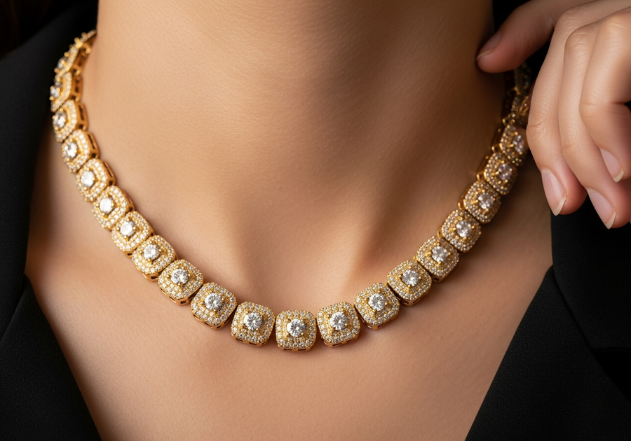 Style This Look — 10mm Tennis Chain (Gold)