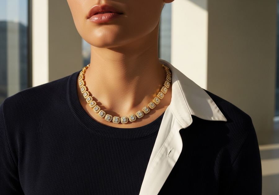 Style This Look — 10mm Tennis Chain (Gold)