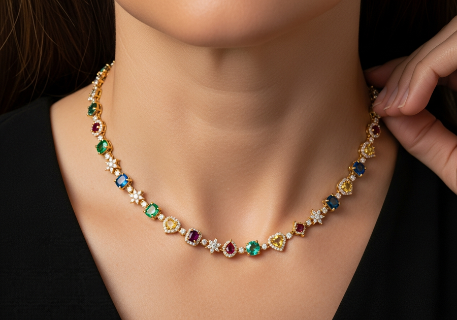 Style This Look — Multi-Gem Chain