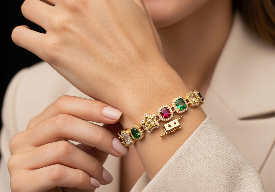 Style This Look — Multi-Gem Bracelet