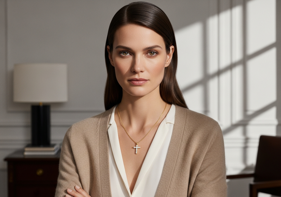 Style This Look — Eternal Cross Necklace