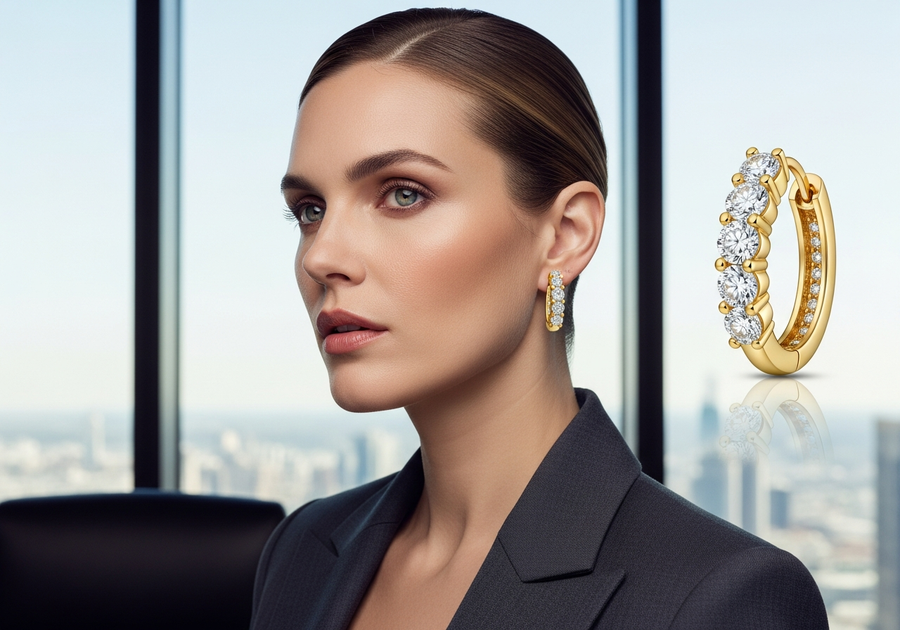 Style This Look — Monarch Spark Hoops