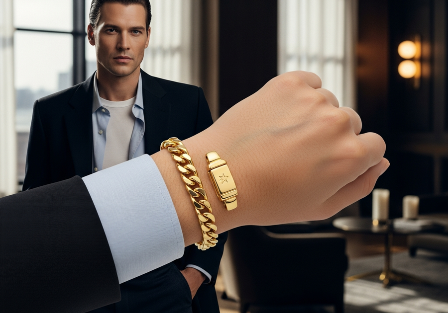 Style This Look — Iconic Cuban Bracelet 6mm (Gold)