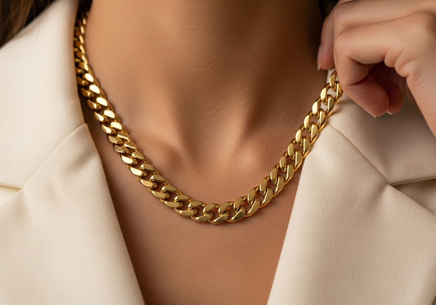 Style This Look — Iconic Cuban Chain 10mm (Gold)