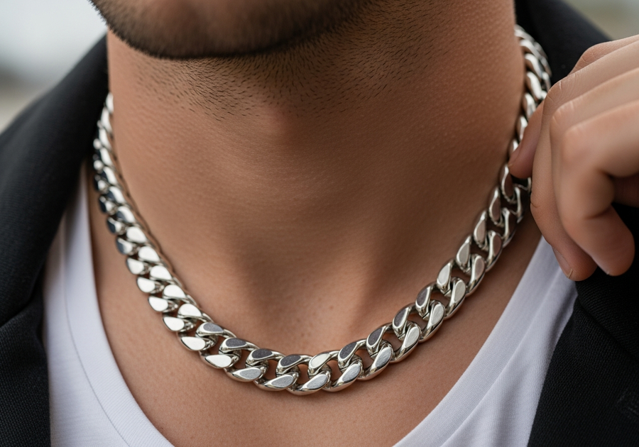 Style This Look — Iconic Cuban Chain 10mm (Silver)