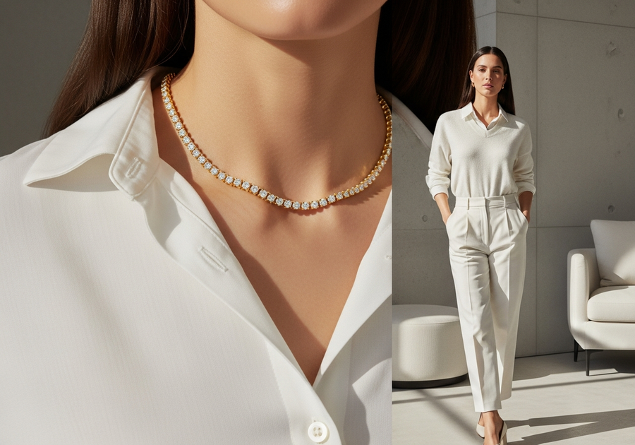 Style This Look — Tennis Chain 5mm (Gold)