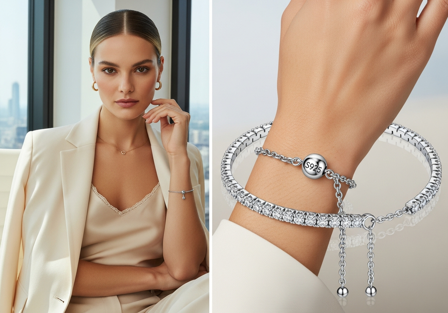 Style This Look — Slider Tennis Bracelet